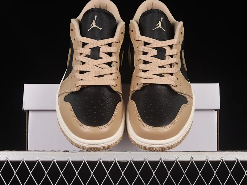 All categories Air Jordan Jordan series basketball shoes Air Jordan 1 Low G version pure original Air Jordan 1 Low "Desert" AJ1 Joe 1 milk tea color cultural and leisure sports sneakers DC0774-201